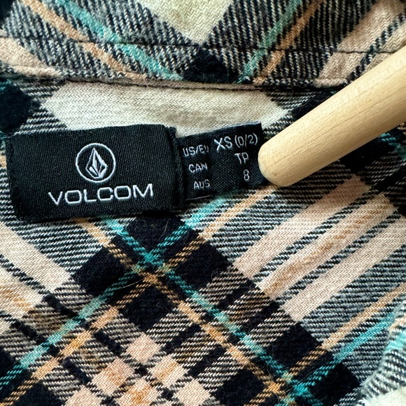 Volcom Plaid To Meet U Long Sleeve Flannel XS - Picture 12 of 14